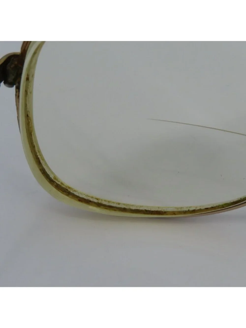 VTG Marcolin Marchon 900-F9 Gold Silver Metal Eyeglasses Glasses Frames Italy